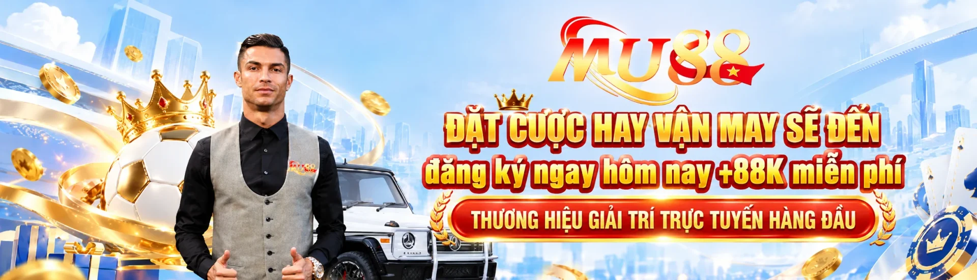 banner trang chủ chính thức mu88